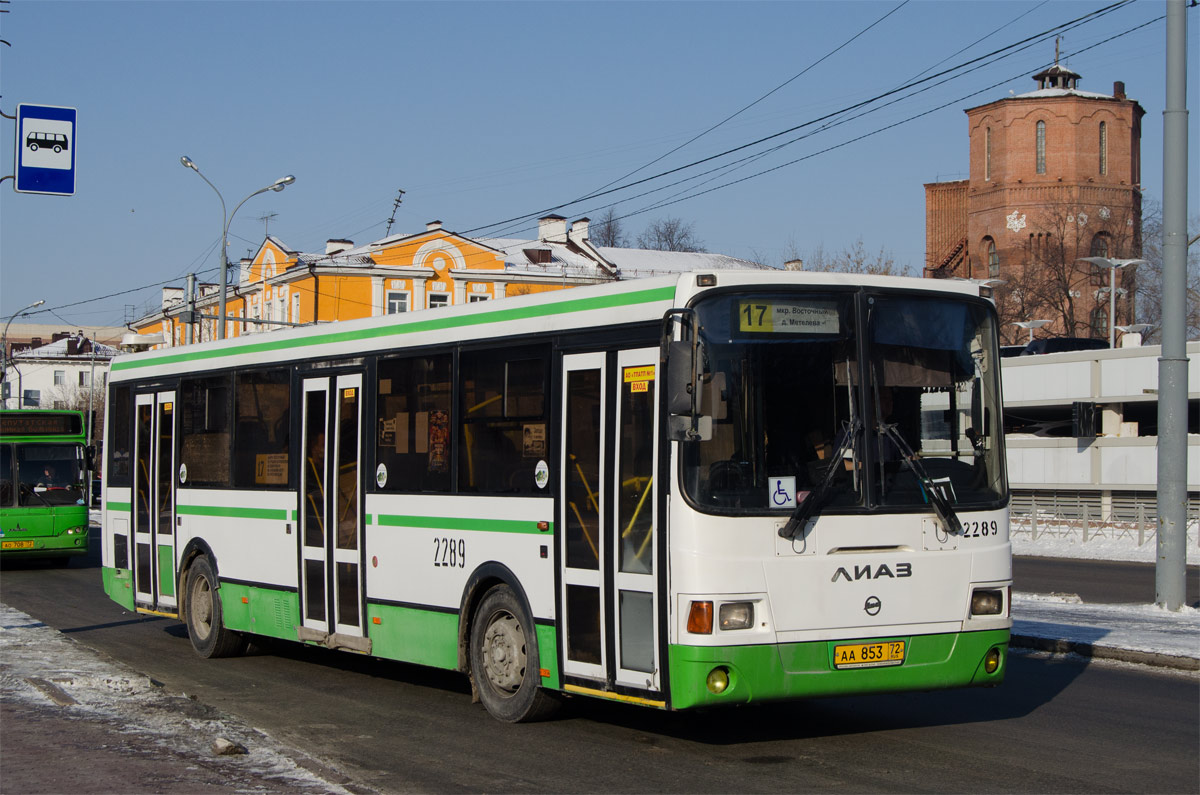 Тюменская область, ЛиАЗ-5293.54 № 2289
