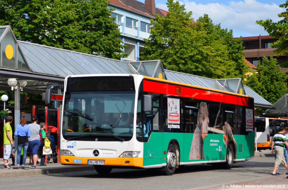 Рейнланд-Пфальц, Mercedes-Benz O530 Citaro facelift № 91