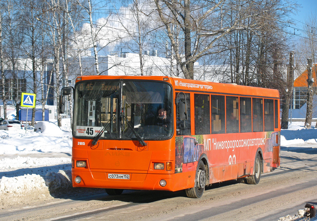 Нижегородская область, ЛиАЗ-5293.60 № 31015
