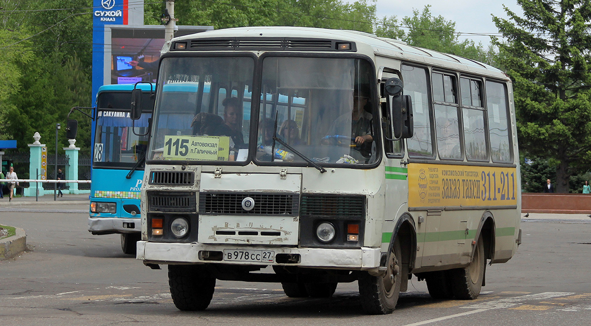 Хабаровский край, ПАЗ-32054 № В 978 СС 27