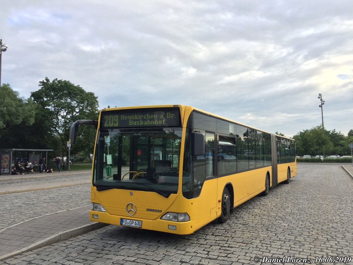 Бавария, Mercedes-Benz O530G Citaro G № FO-OP 630
