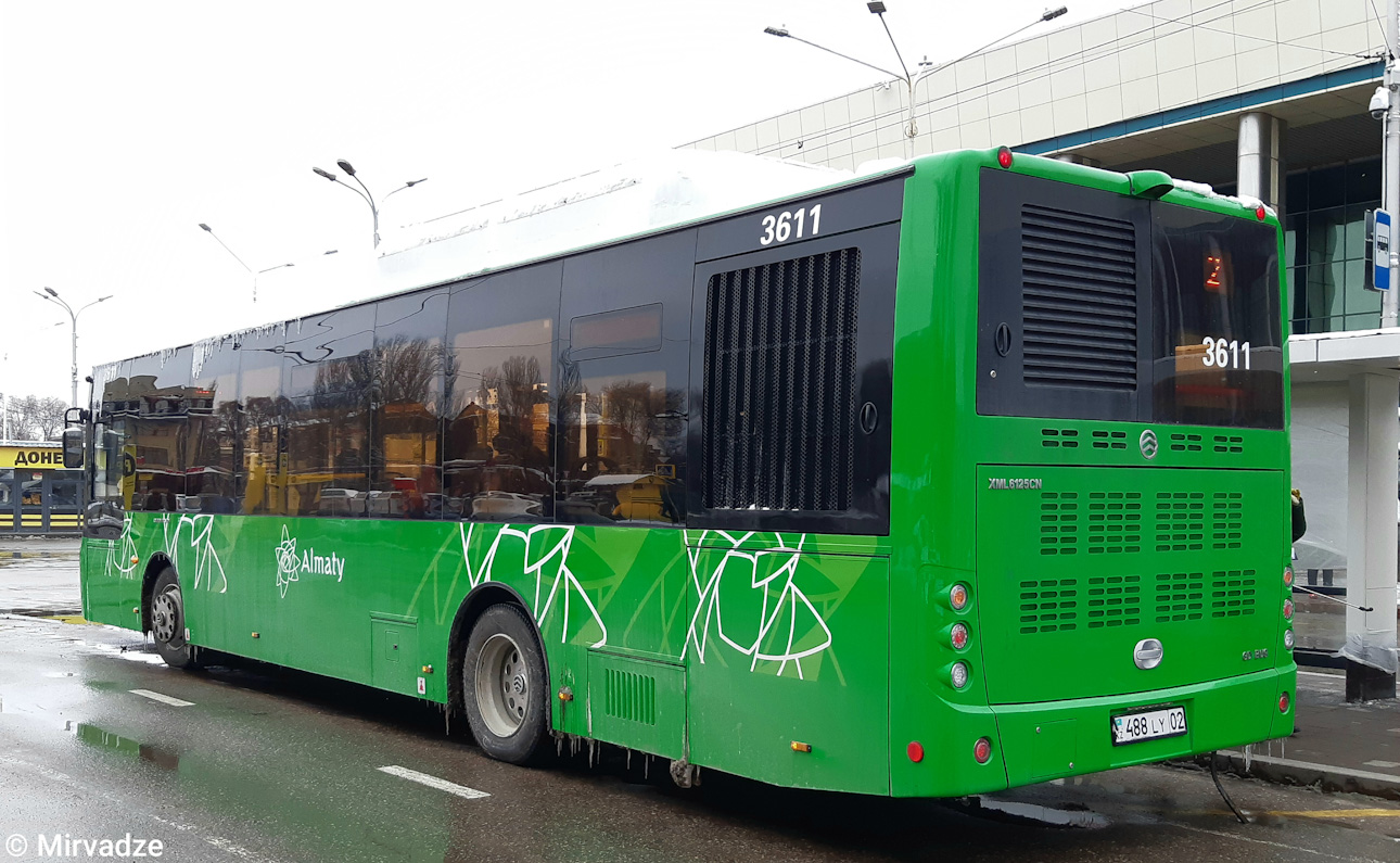 Алматы, Golden Dragon XML6125CN (Hyundai Trans Auto) № 3611