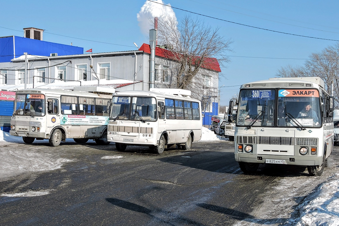 Курганская область, ПАЗ-32054 № М 559 МР 45; Курганская область, ПАЗ-32054 № Р 825 КМ 45; Курганская область — Разные фотографии