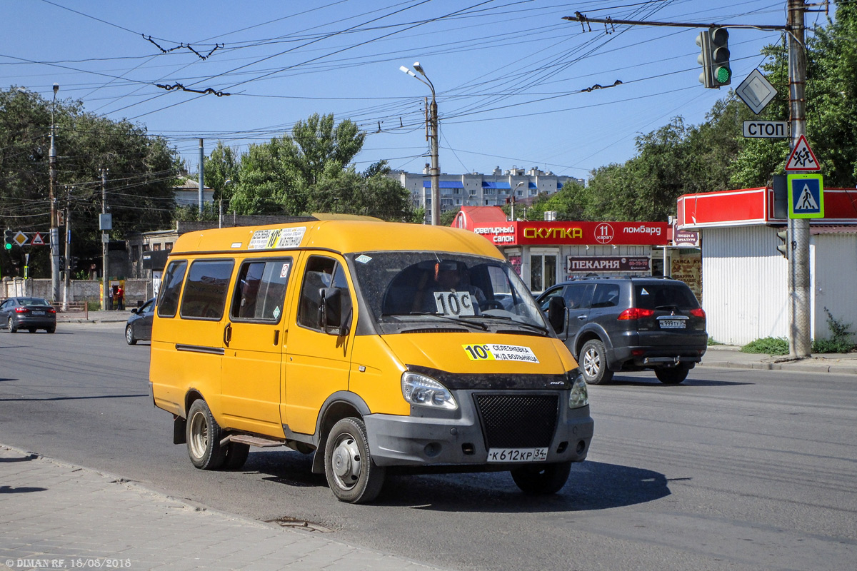 Волгоградская область, ГАЗ-3269-10-03 (X8332690B) № К 612 КР 34 Волгоградская область, ГАЗ-3269-10-03 (X8332690B) № К 612 КР 34
