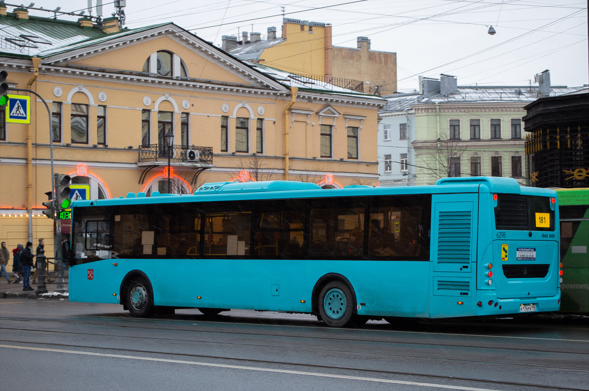Санкт-Петербург, ЛиАЗ-5292.65 № 6298