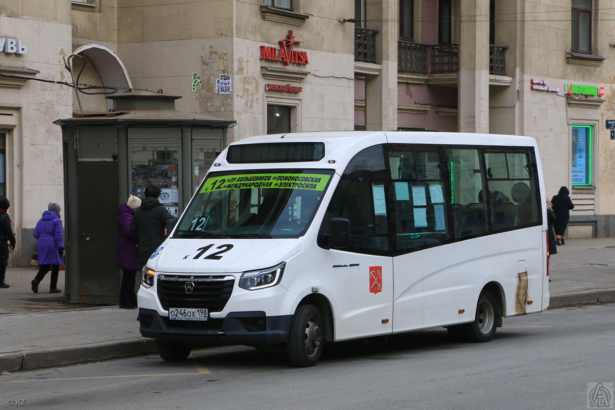 Санкт-Петербург, ГАЗ-A68R52 City № О 246 ОХ 198