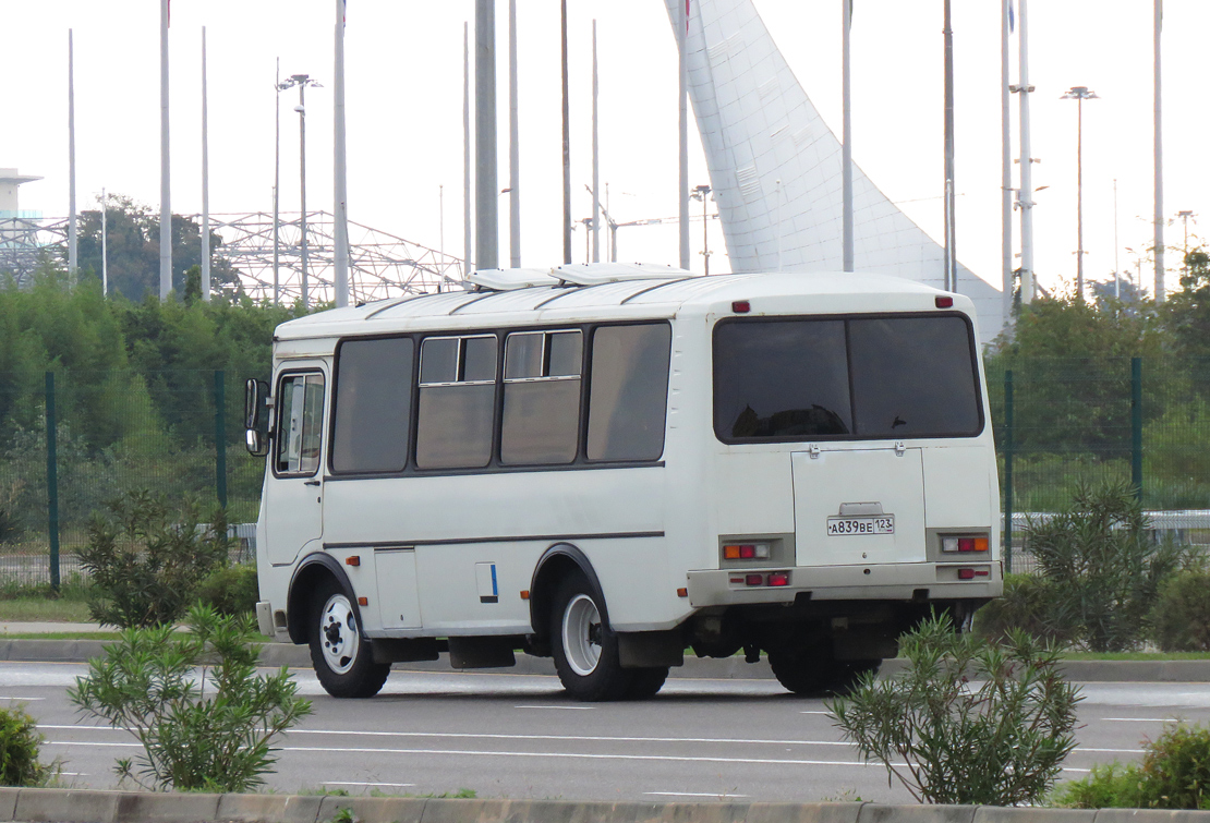 Краснодарский край, ПАЗ-32053 № А 839 ВЕ 123