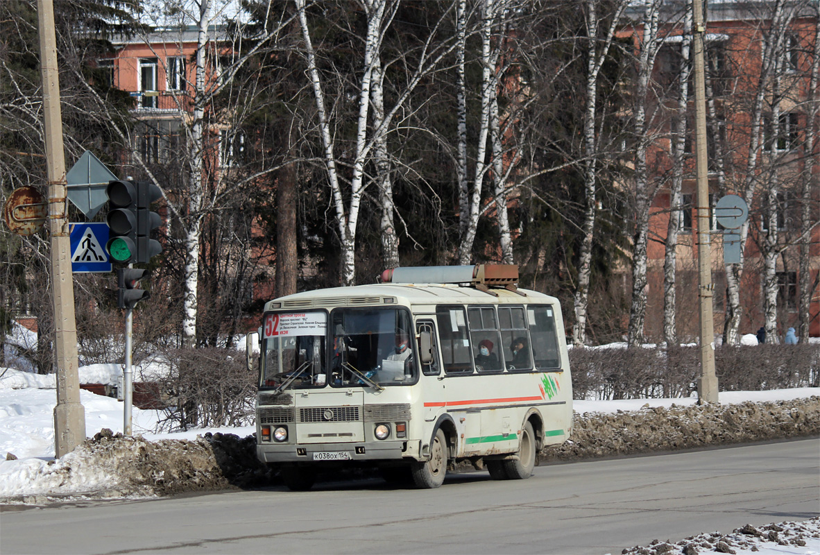 Новосибирская область, ПАЗ-32054 № К 038 ОХ 154