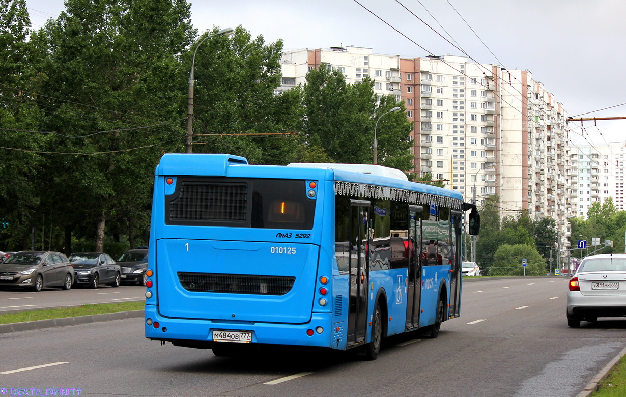 Москва, ЛиАЗ-5292.22 (2-2-2) № 010125