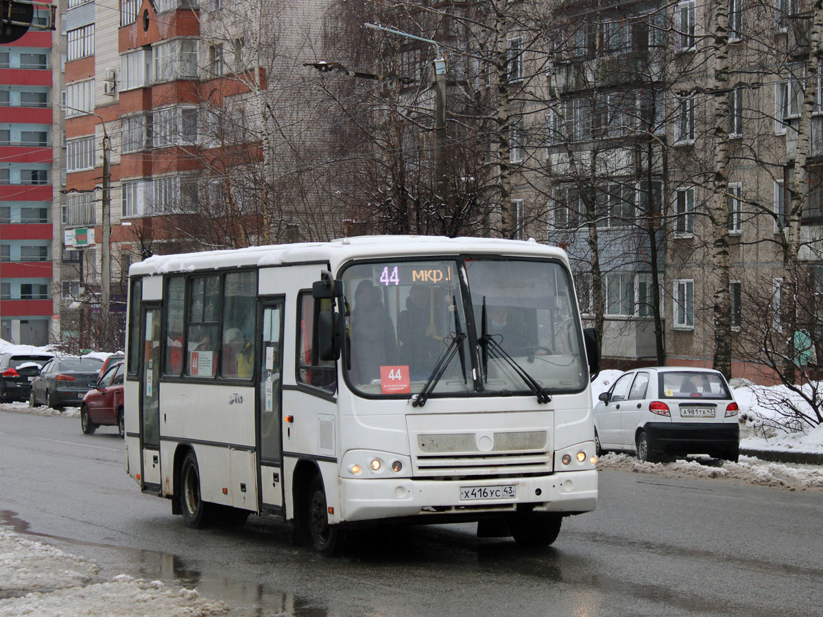 Кировская область, ПАЗ-320402-05 № Х 416 УС 43