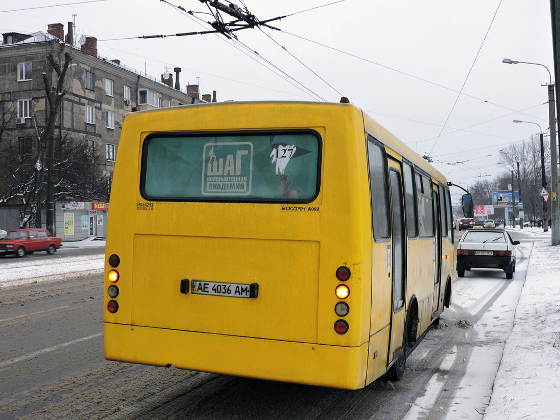 Днепропетровская область, Богдан А09201 № AE 4036 AM
