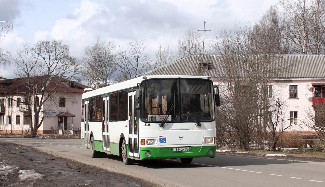 Ленинградская область, ЛиАЗ-5256.60 № 3738