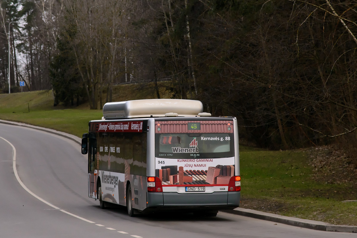 Литва, MAN A21 Lion's City NL273 CNG № 945