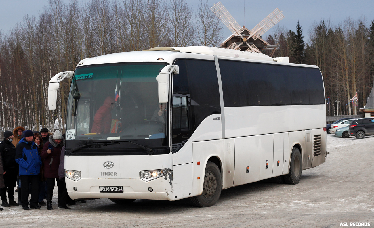 Архангельская область, Higer KLQ6129Q № О 756 АН 29