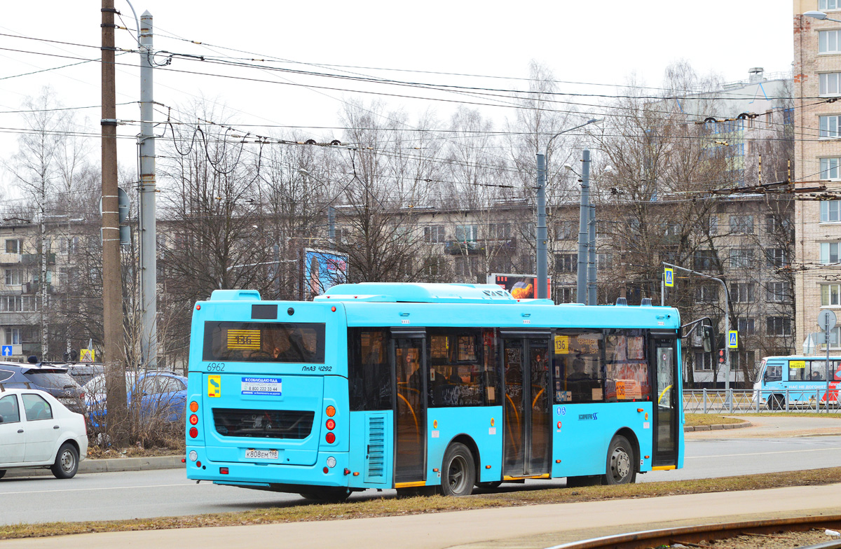 Санкт-Петербург, ЛиАЗ-4292.60 (1-2-1) № 6962