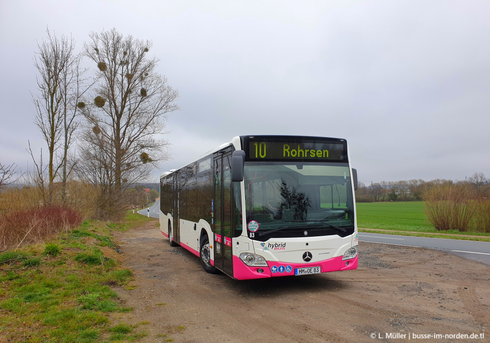 Lower Saxony, Mercedes-Benz Citaro C2 hybrid # 83