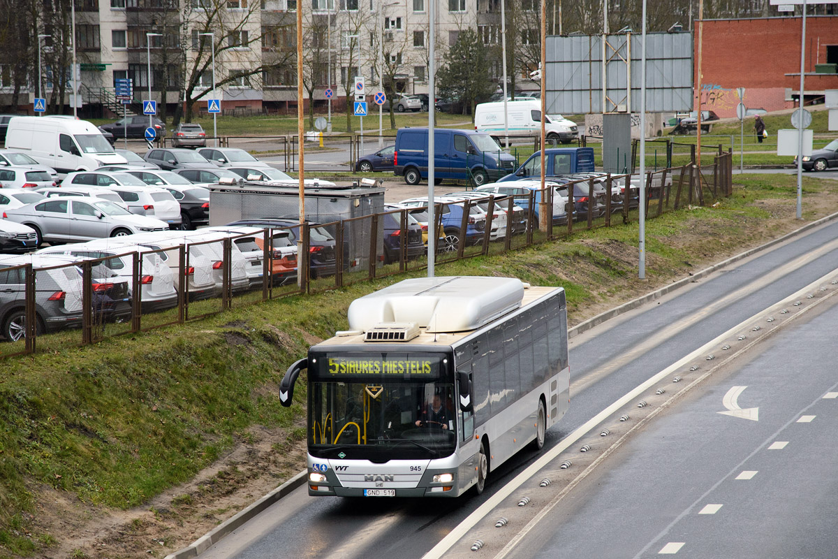 Литва, MAN A21 Lion's City NL273 CNG № 945