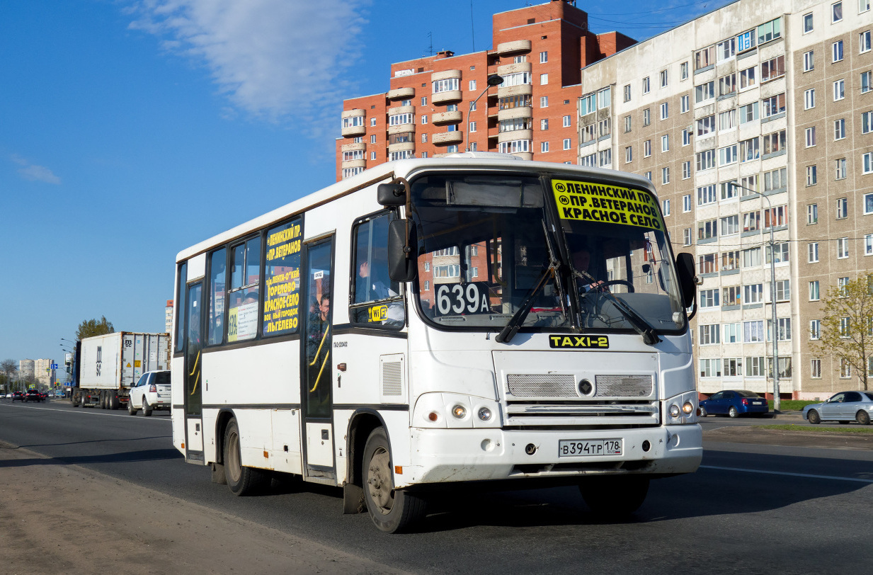 Санкт-Петербург, ПАЗ-320402-05 № В 394 ТР 178