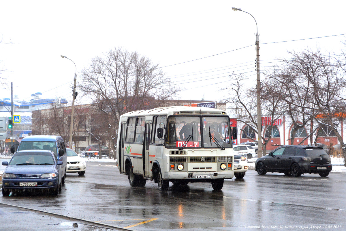 Хабаровский край, ПАЗ-32054 № А 464 КВ 27