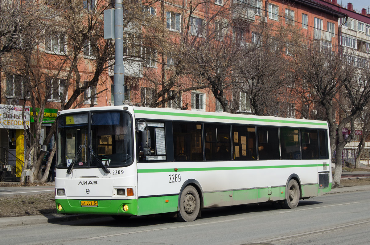 Тюменская область, ЛиАЗ-5293.54 № 2289