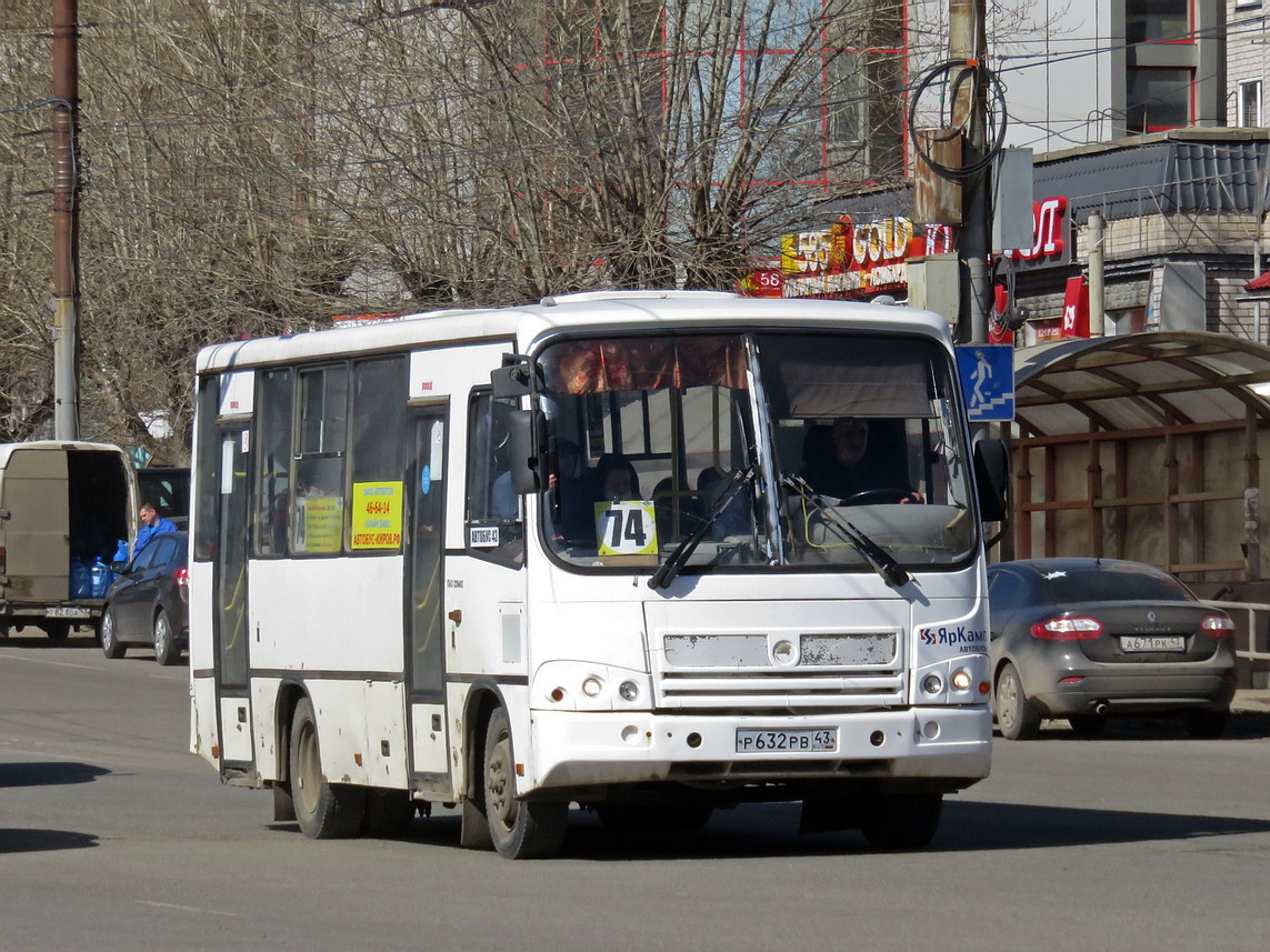 Кировская область, ПАЗ-320402-05 № Р 632 РВ 43