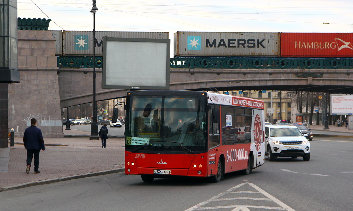 Санкт-Петербург, МАЗ-206.067 № В 936 КТ 178