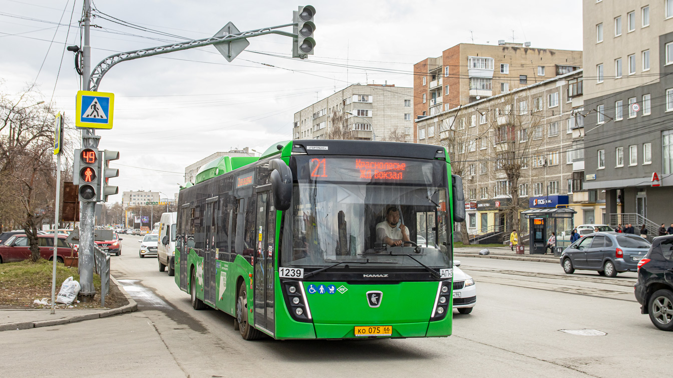 Свердловская область, НефАЗ-5299-40-57 (CNG) № 1239