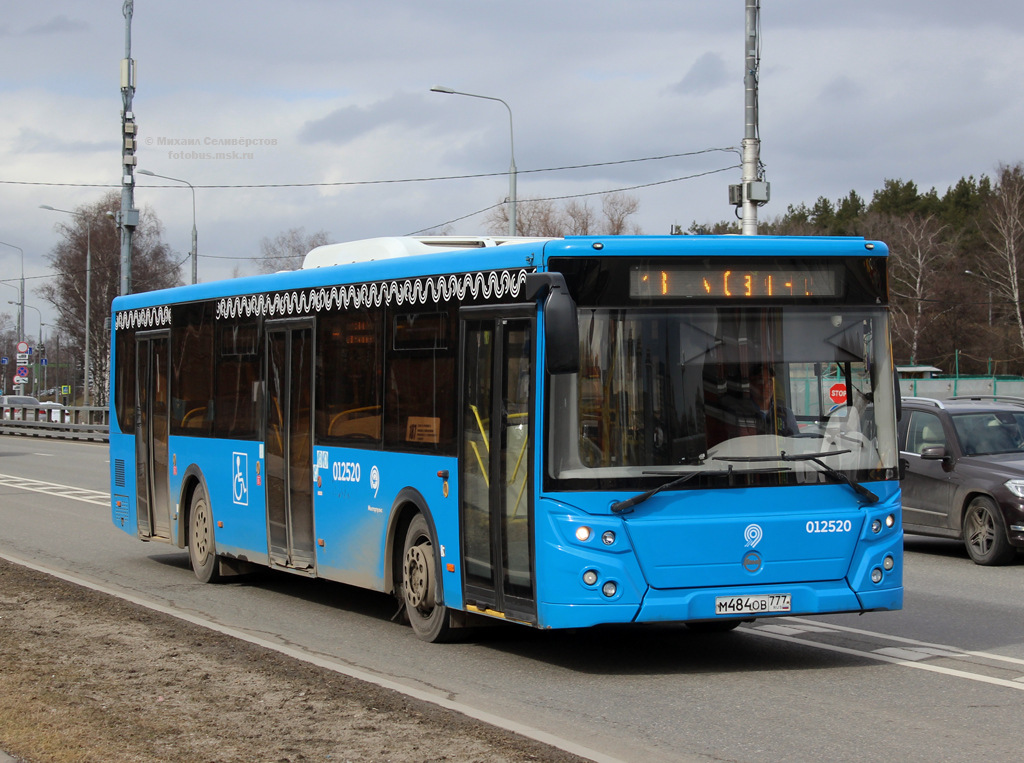 Москва, ЛиАЗ-5292.22 (2-2-2) № 012520