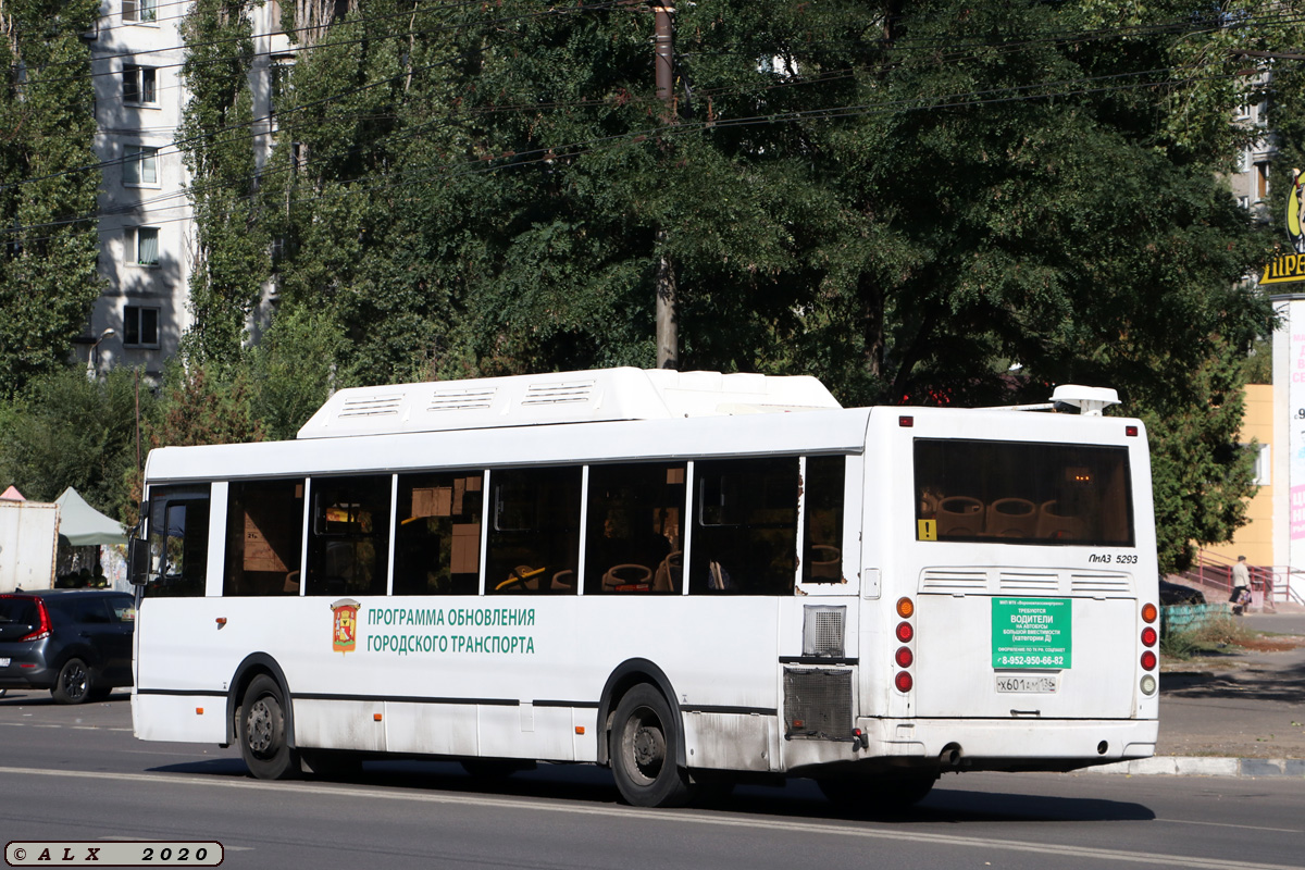 Воронежская область, ЛиАЗ-5293.70 № Х 601 АМ 136