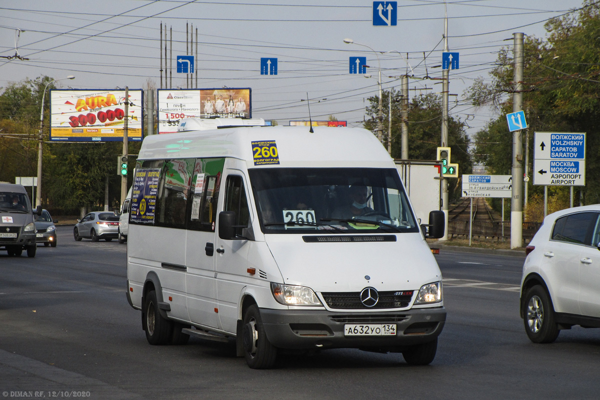 Волгоградская область, Луидор-223212 (MB Sprinter Classic) № А 632 УО 134