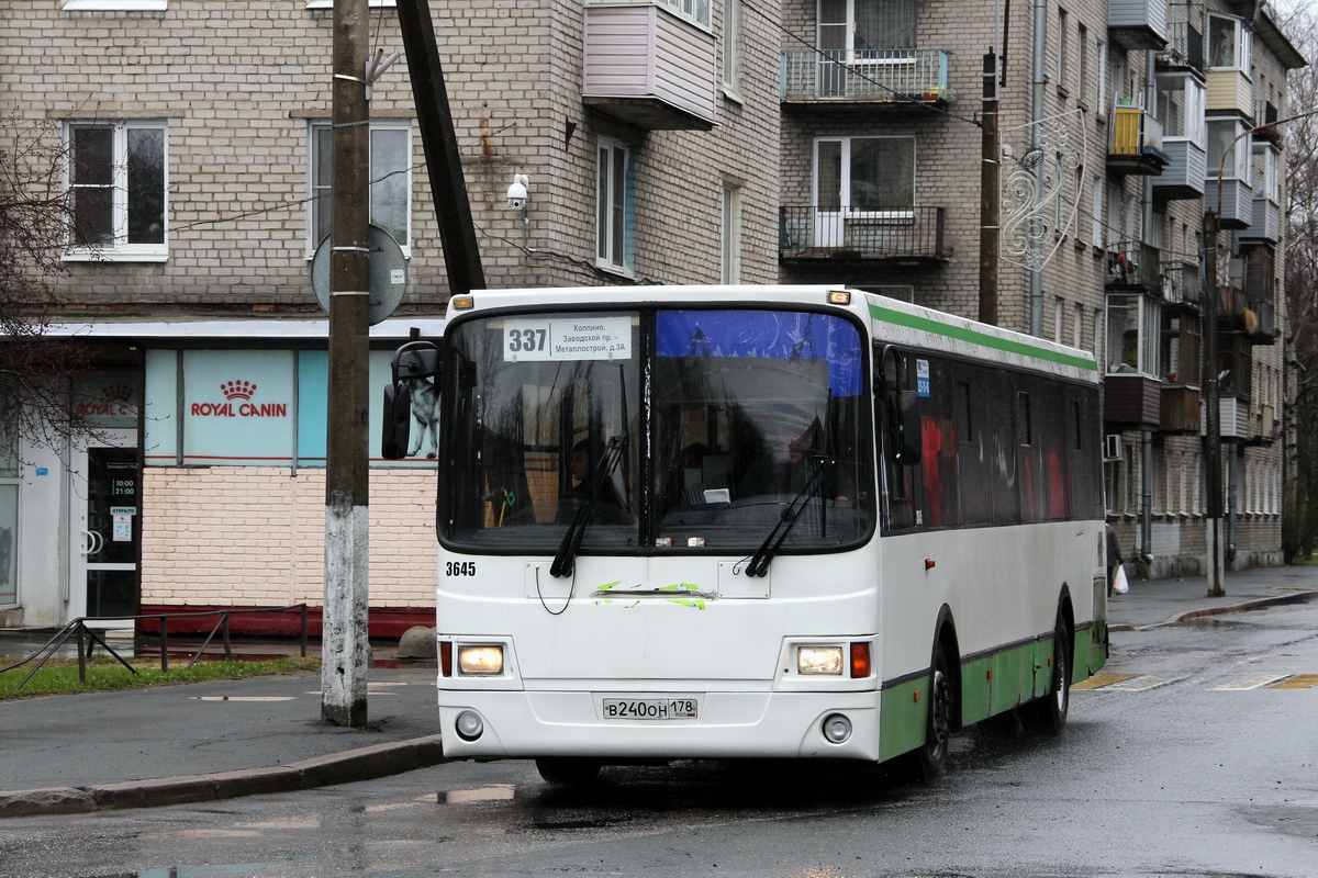 Санкт-Петербург, ЛиАЗ-5293.60 № 3645