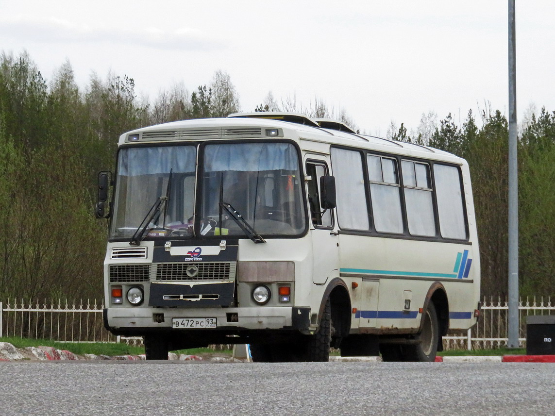 Краснодарский край, ПАЗ-32053 № В 472 РС 93