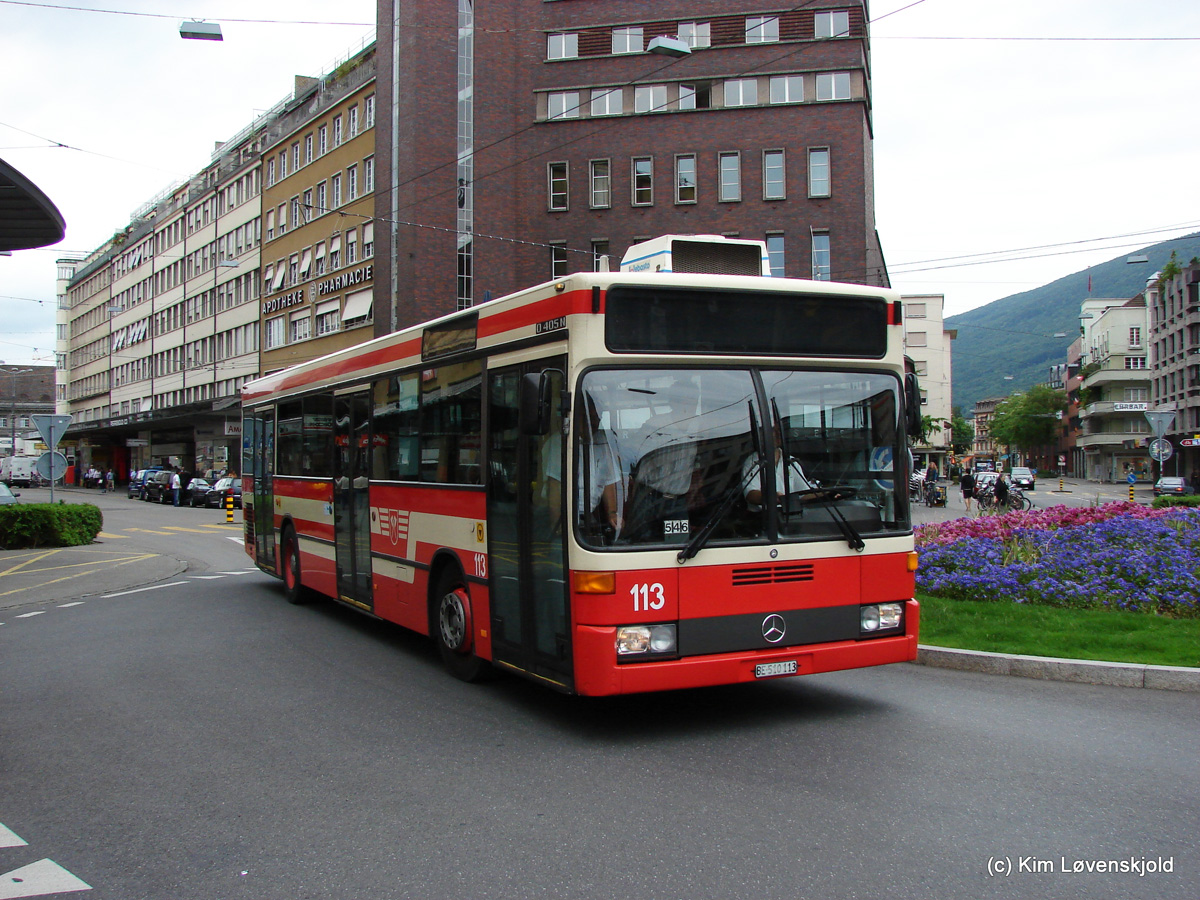 Швейцария, Mercedes-Benz O405N № 113
