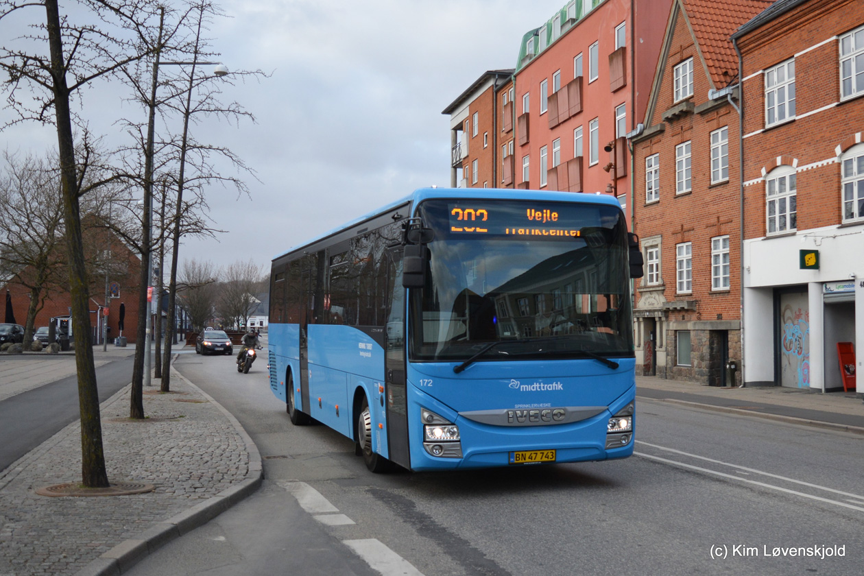 Дания, IVECO Crossway LINE 12M № 172