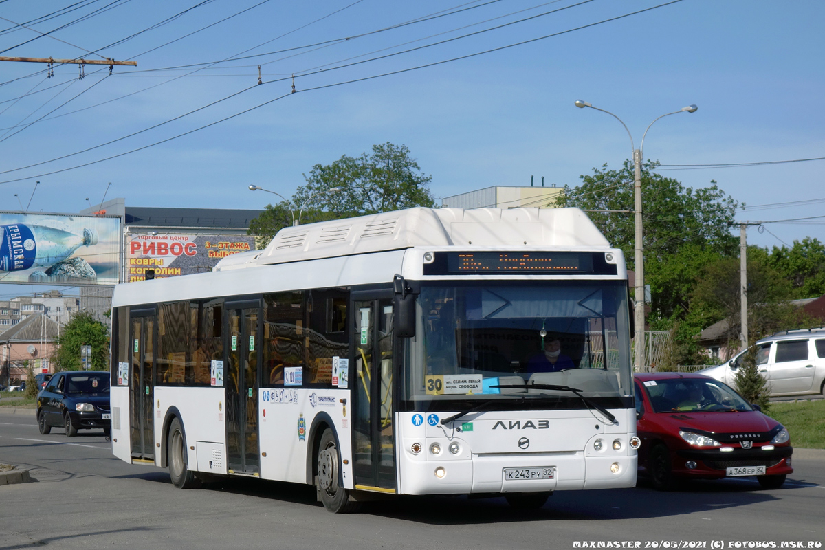 Республика Крым, ЛиАЗ-5292.67 (CNG) № К 243 РУ 82