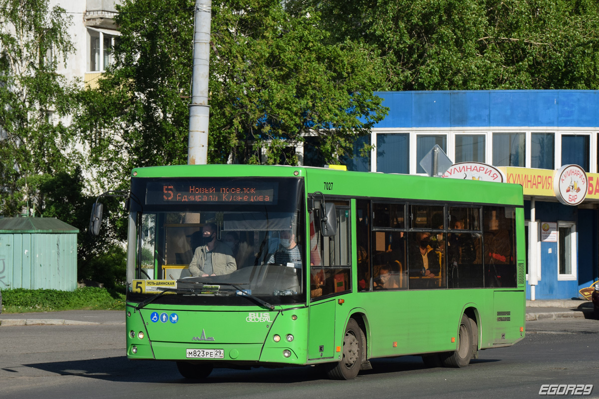 Архангельская область, МАЗ-206.086 № 7027