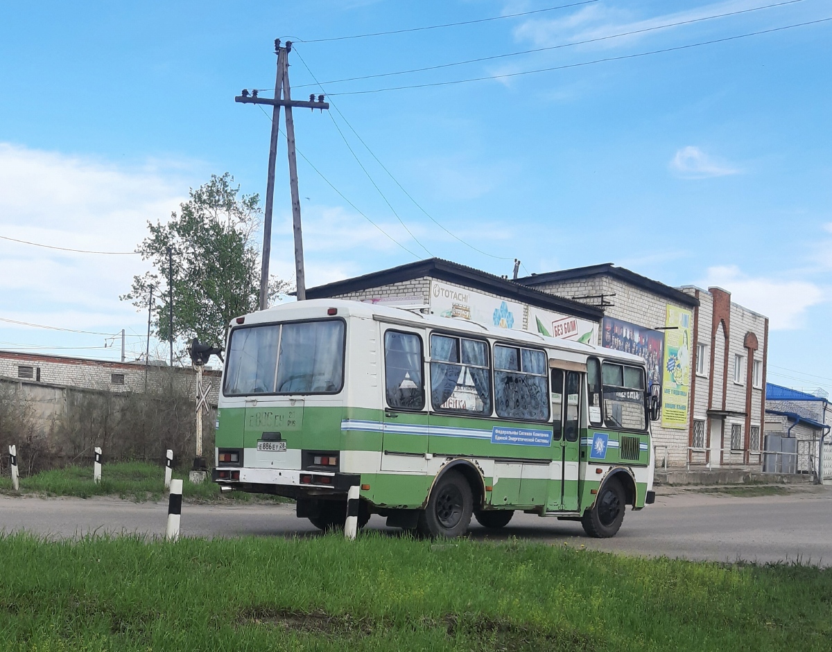Амурская область, ПАЗ-3205-110 № Е 886 ЕУ 28
