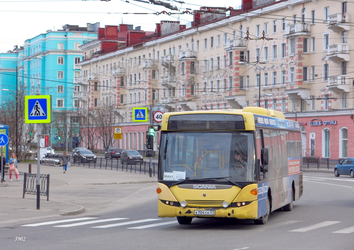 Мурманская область, Scania OmniLink II (Скания-Питер) № А 704 СК 51
