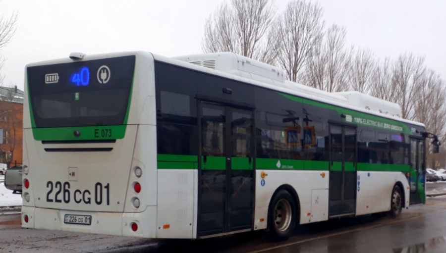 Астана, Yutong E12LF (ZK6128BEVG) (СарыаркаАвтоПром) № E073
