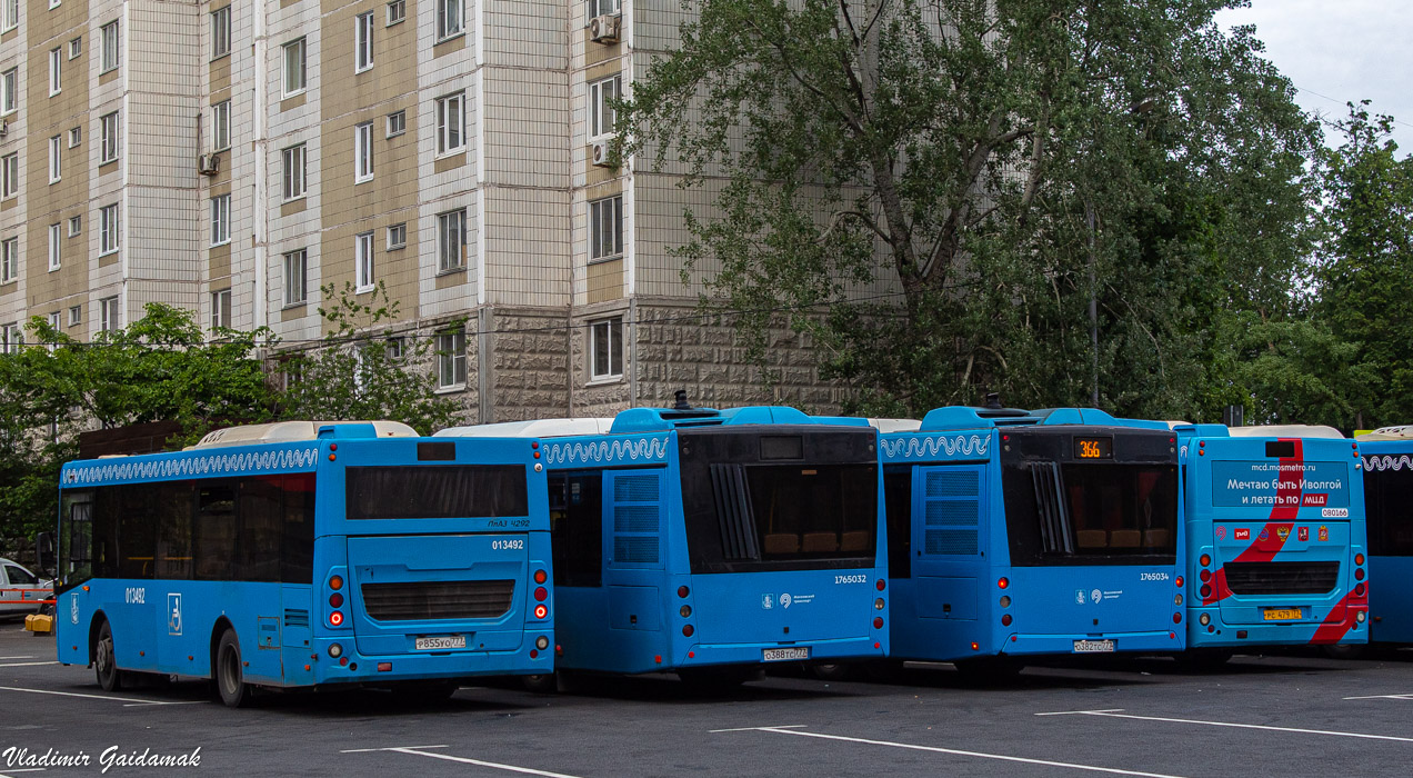 Москва, ЛиАЗ-4292.60 (1-2-1) № 013492