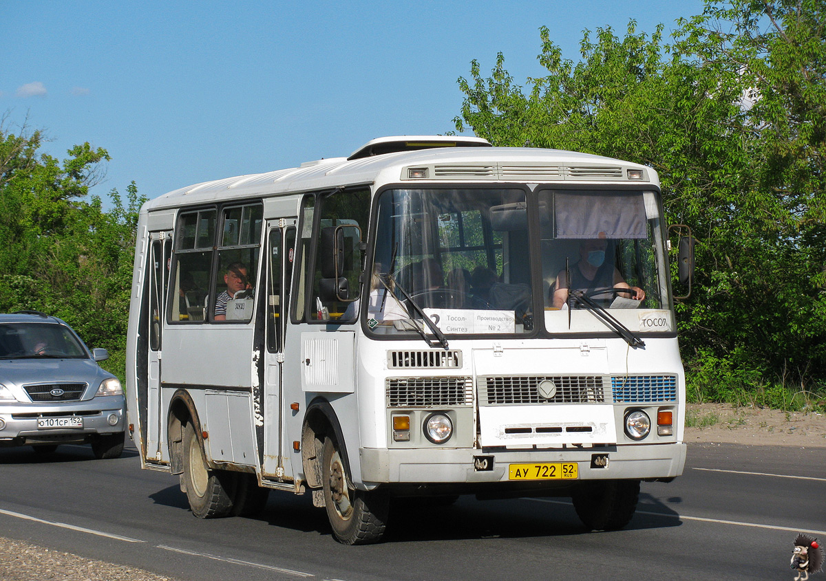Нижегородская область, ПАЗ-32054 № АУ 722 52