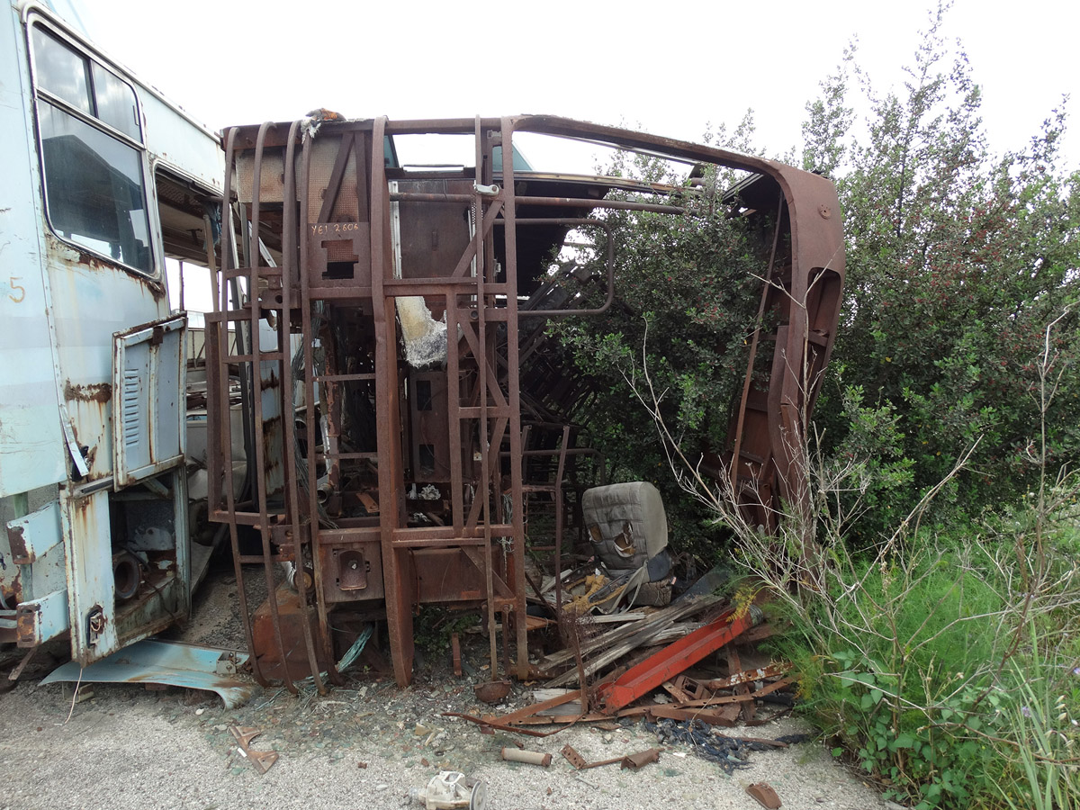 Greece — Scrapped and abandoned buses