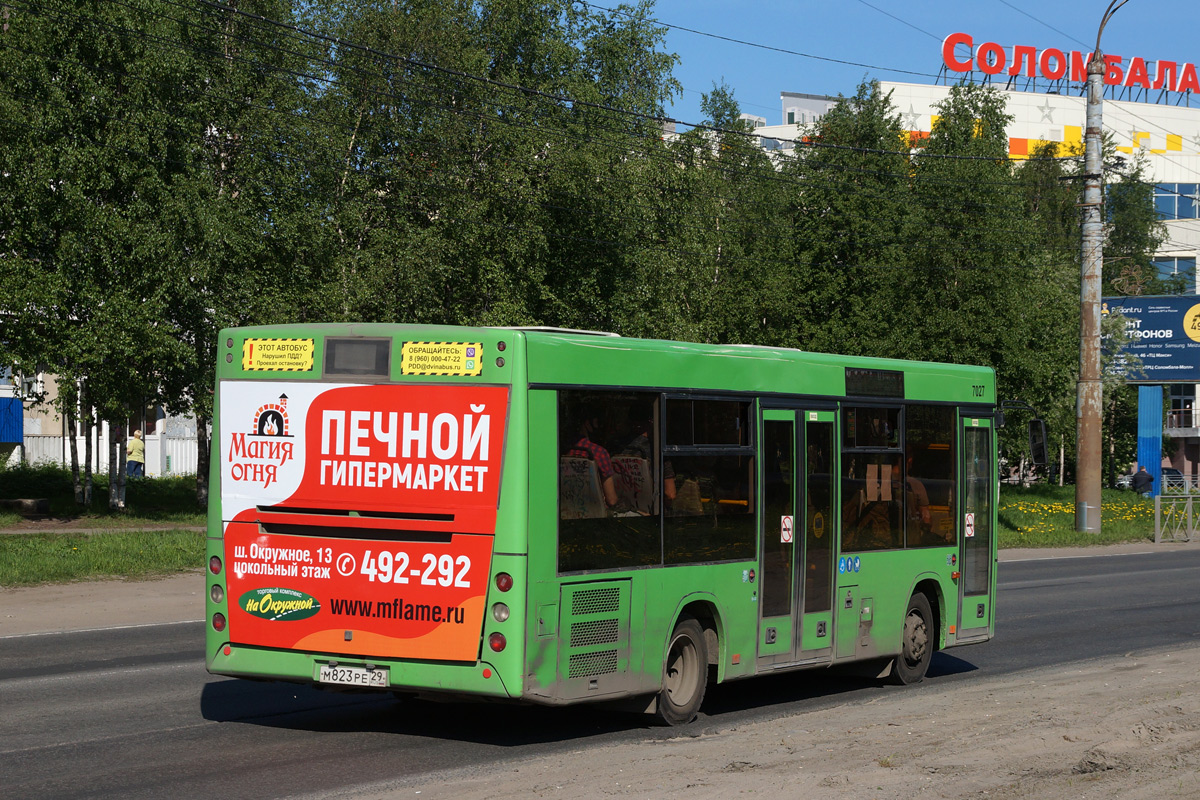 Архангельская область, МАЗ-206.086 № 7027