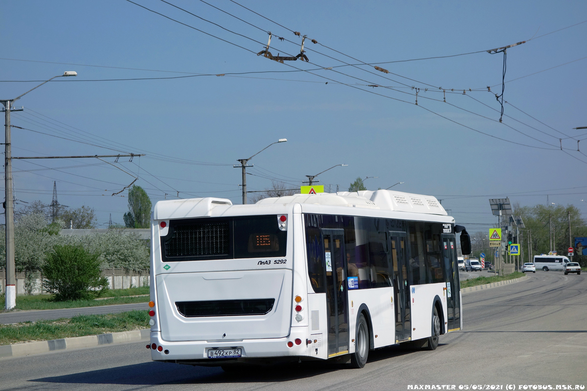 Республика Крым, ЛиАЗ-5292.67 (CNG) № В 492 КР 82