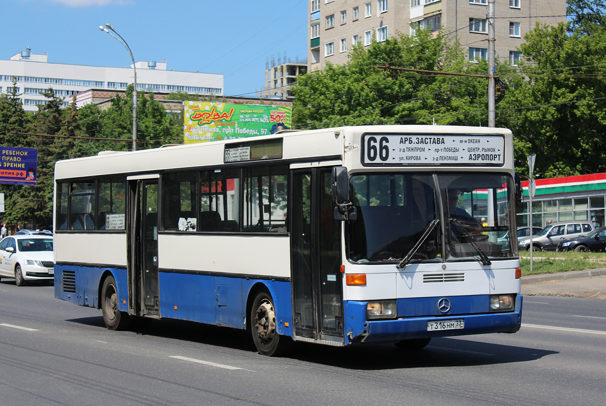 Пензенская область, Mercedes-Benz O405 № Т 316 НМ 33