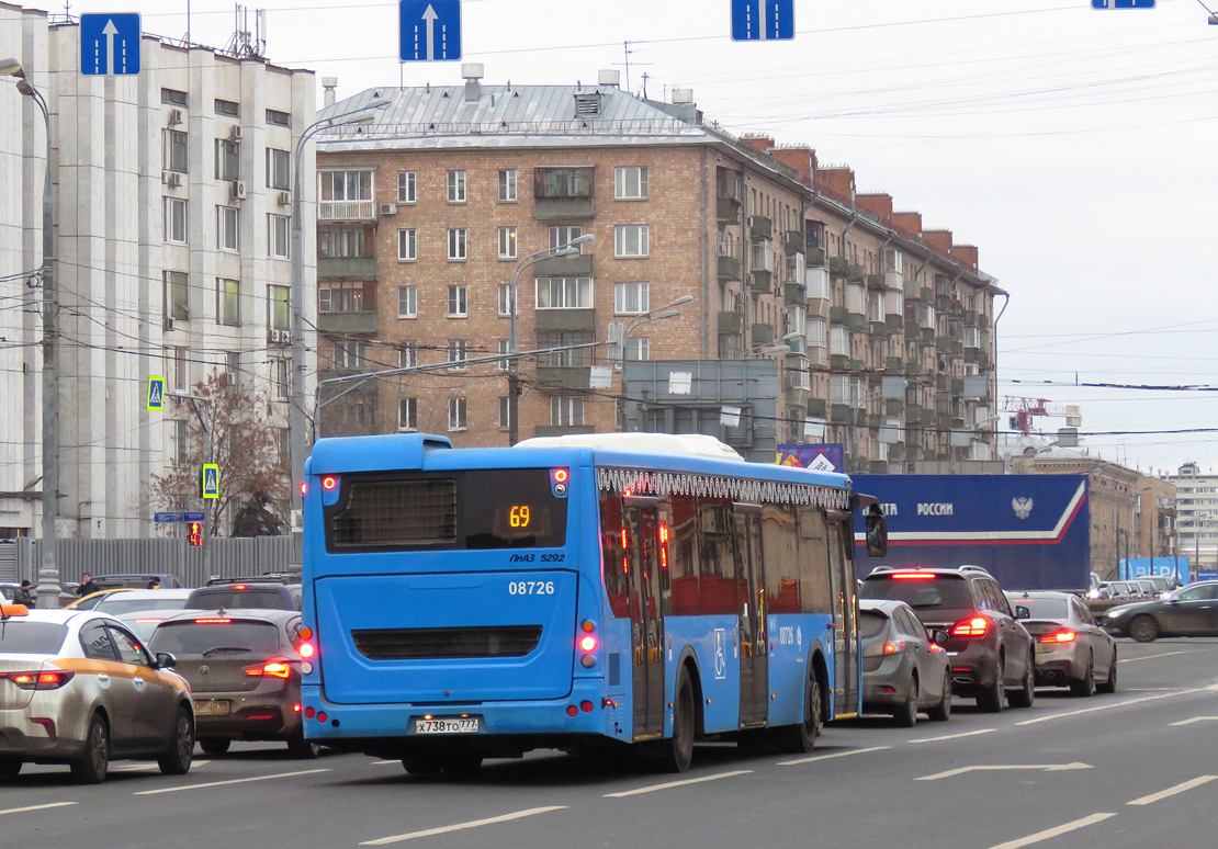 Москва, ЛиАЗ-5292.65 № 08726