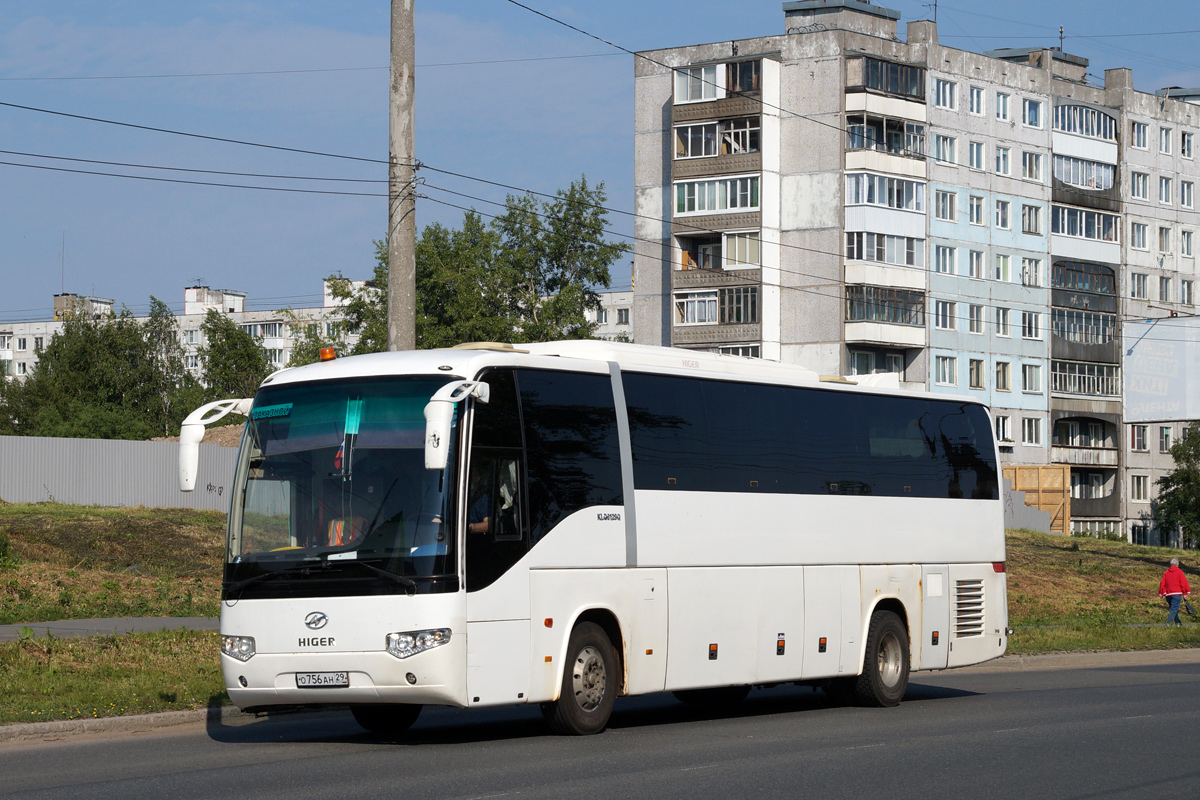 Архангельская область, Higer KLQ6129Q № О 756 АН 29