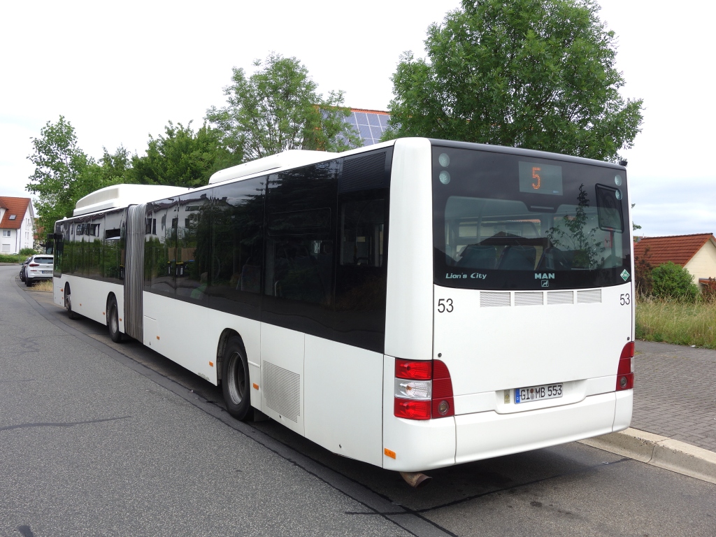 Гессен, MAN A23 Lion's City G NG313 CNG № 53