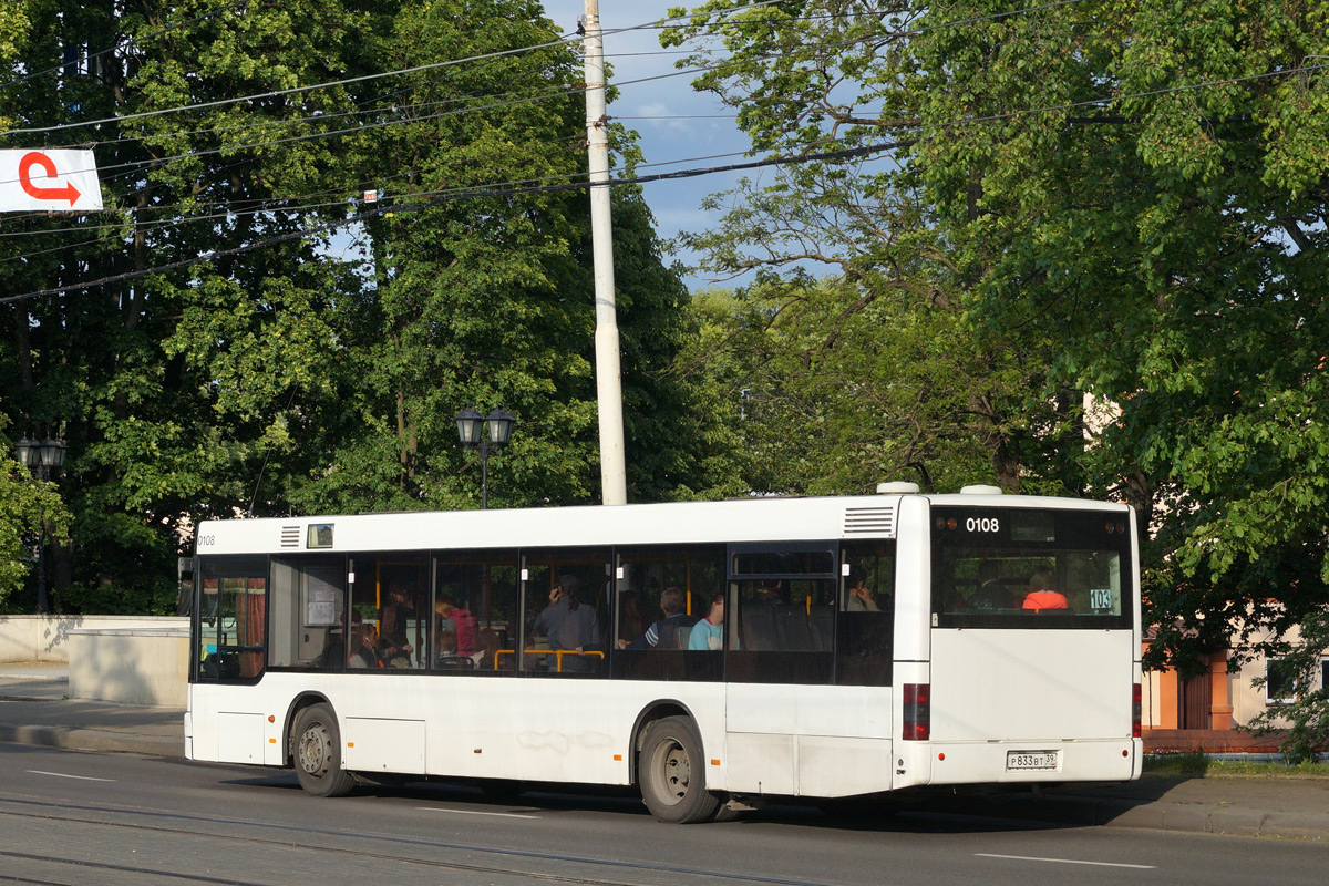 Калининградская область, MAN A21 NL263 № Р 833 ВТ 39