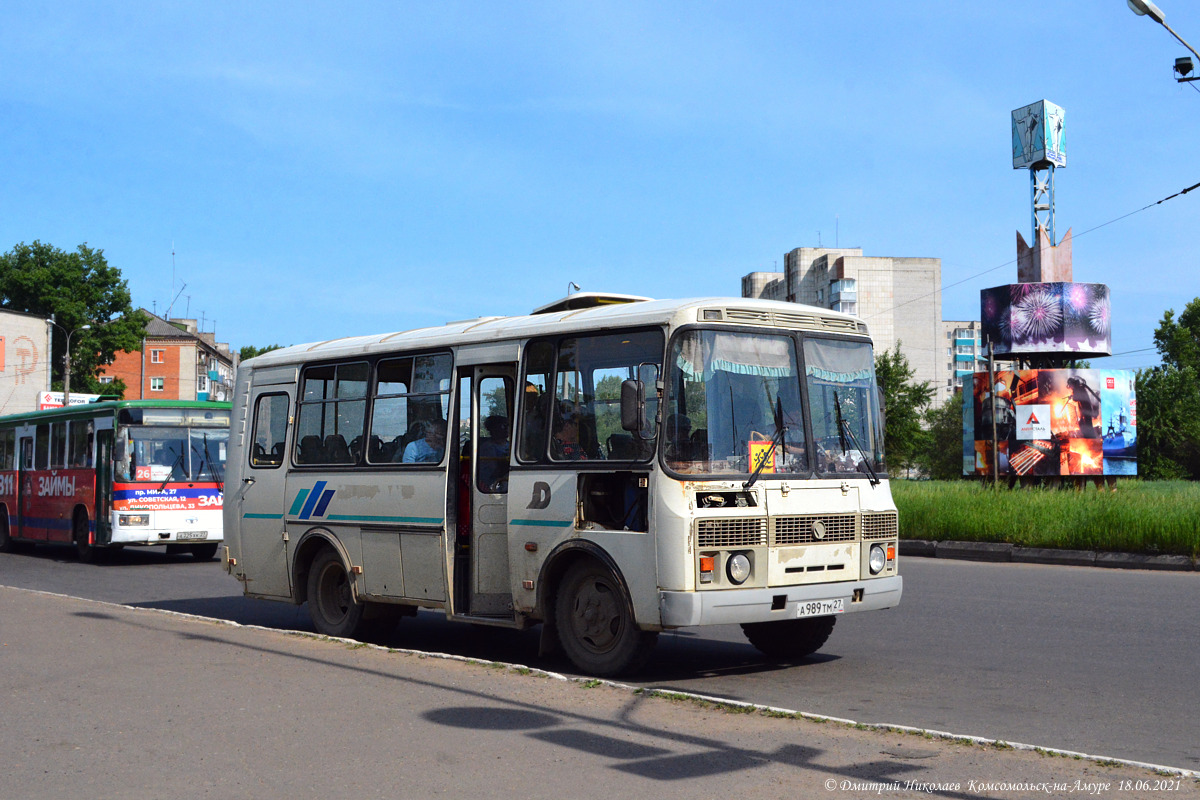 Хабаровский край, ПАЗ-32053 № А 989 ТМ 27